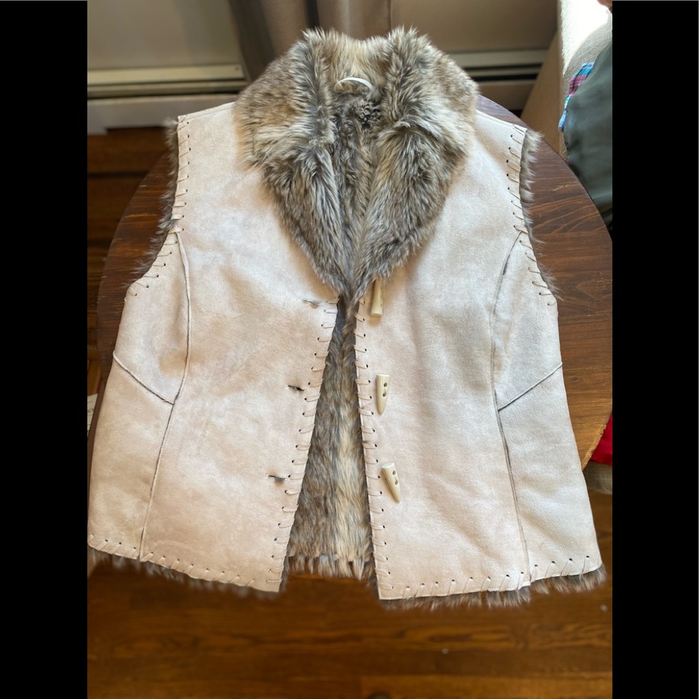 Fuzzy vest!